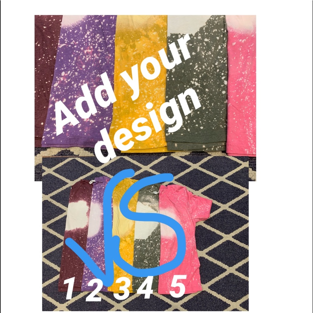 New bleach t-shirt that you can add ur design.